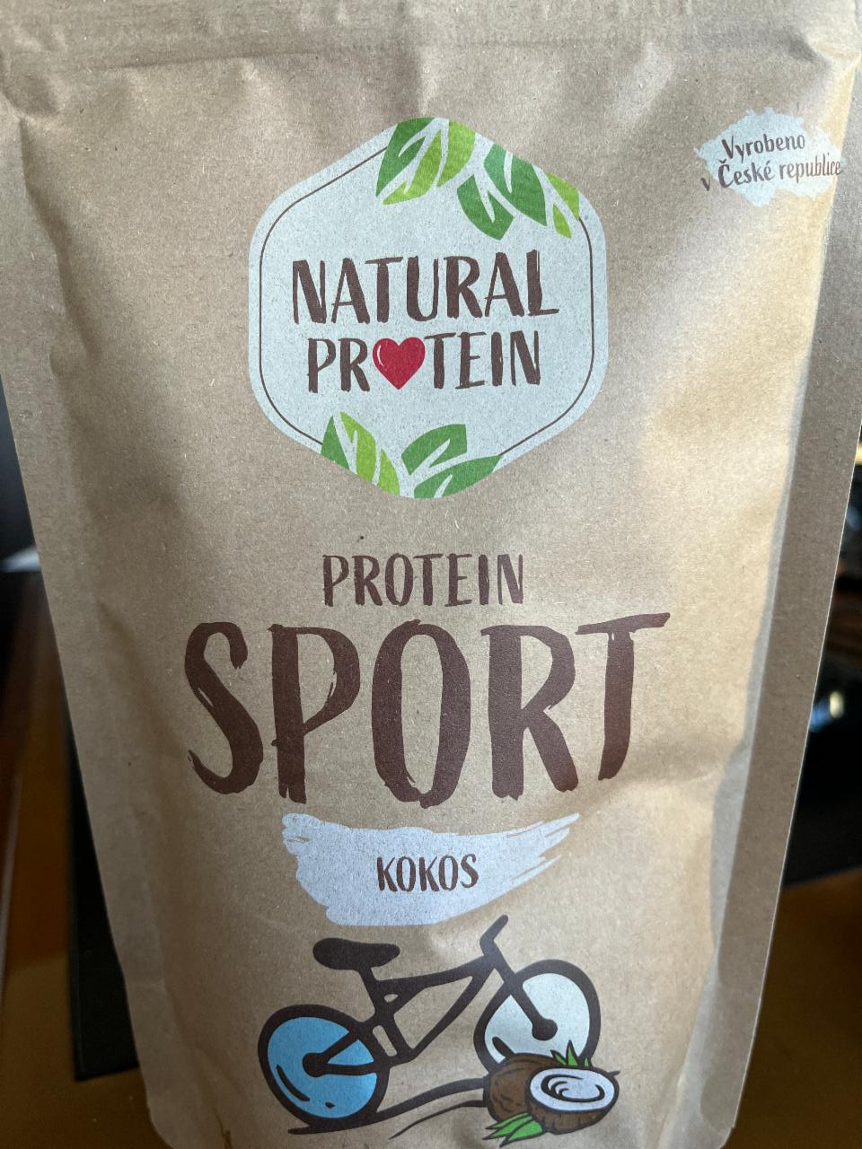 Fotografie - Protein Sport Kokos Natural protein