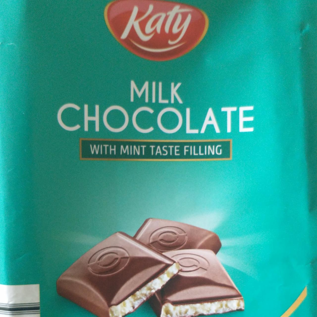 Fotografie - Milk Chocolate with Mint taste filling Katy