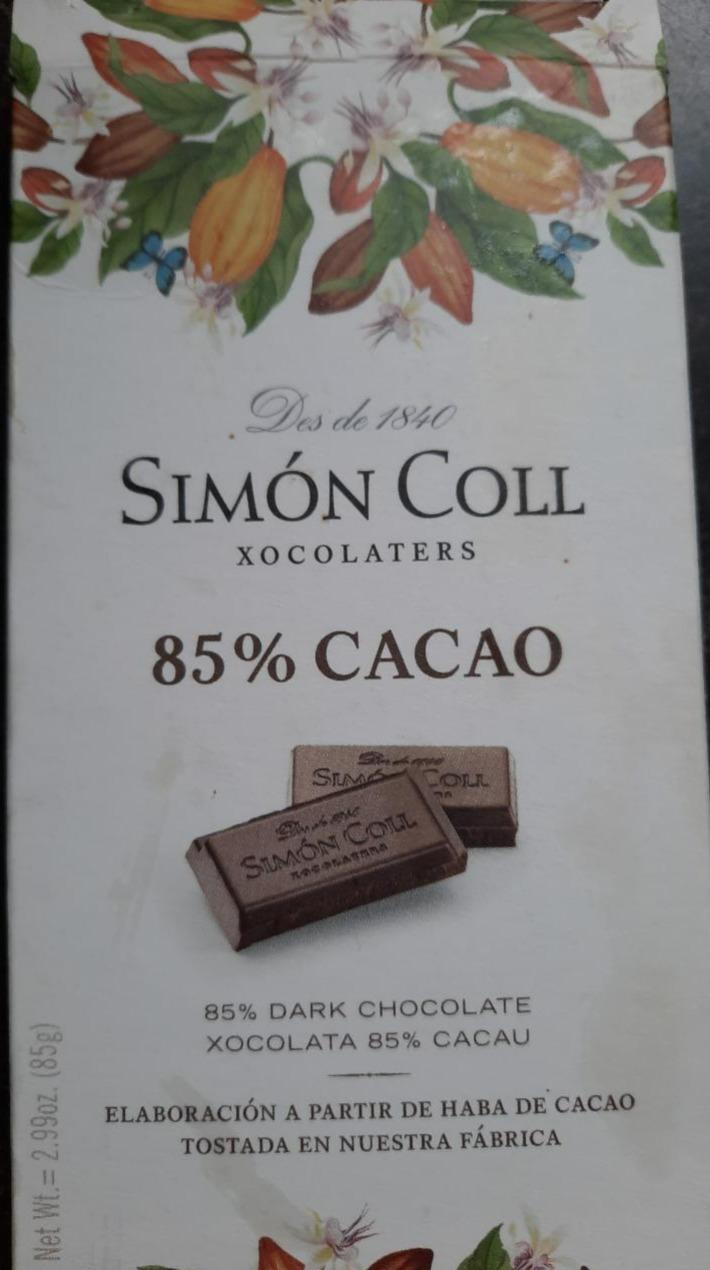 Fotografie - Simón Coll čokoláda hořká 85%