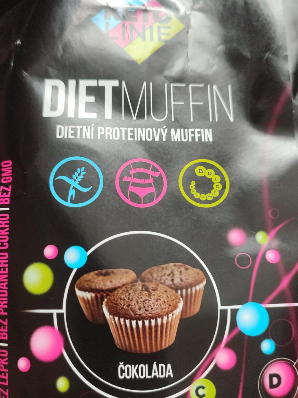Fotografie - proteinový muffin čokoláda KetoLinie