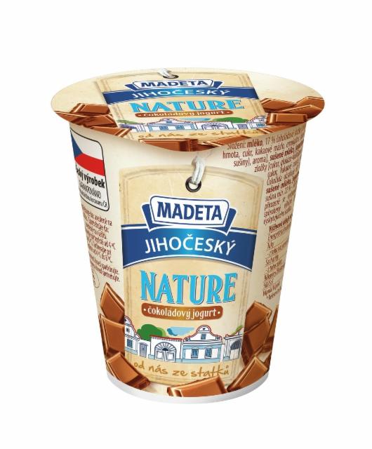 Fotografie - Jihočeský Nature čokoládový jogurt 2,8% Madeta