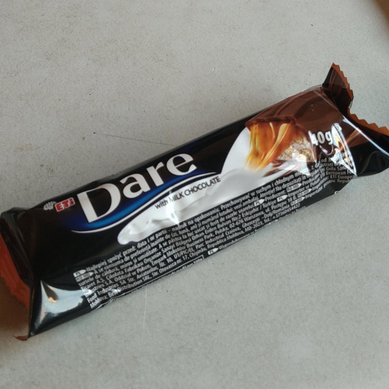 Fotografie - Dare with Milk chocolate Eti