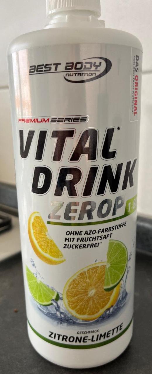 Fotografie - Vital Drink Zerop Zitrone-Limette Best Body Nutrition