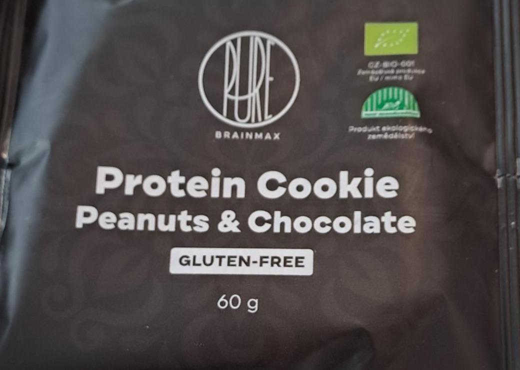 Fotografie - Protein Cookie Peanuts & Chocolate BrainMax
