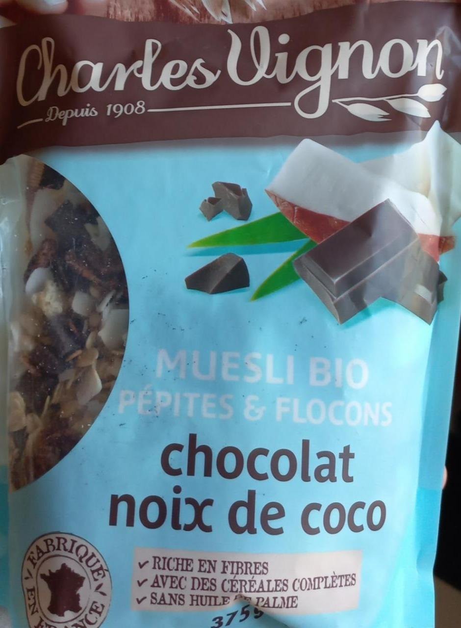 Fotografie - Muesli BIO chocolat noix de coco Charles Vignon