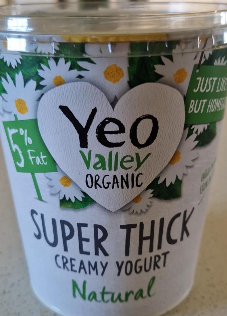 Fotografie - organic super thick yoghurt Yeo Valley