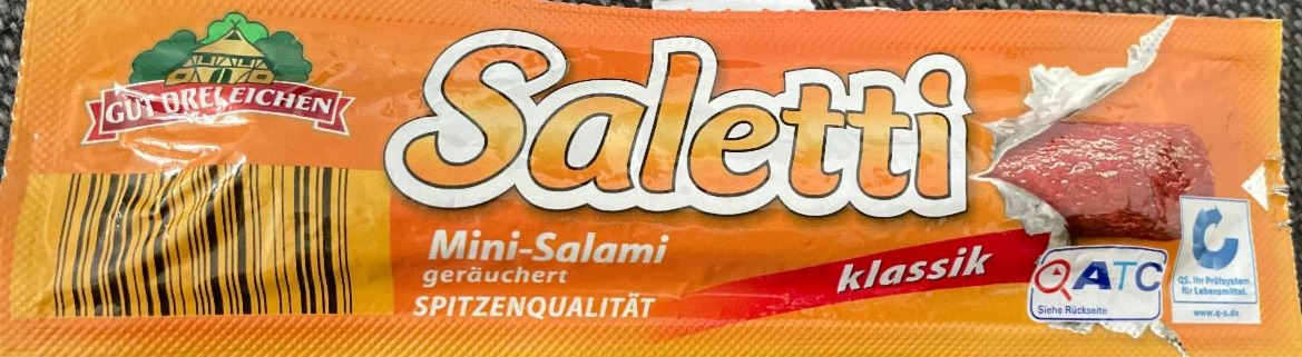 Fotografie - Saletti Mini-Salami klassic Gut drei Eichen