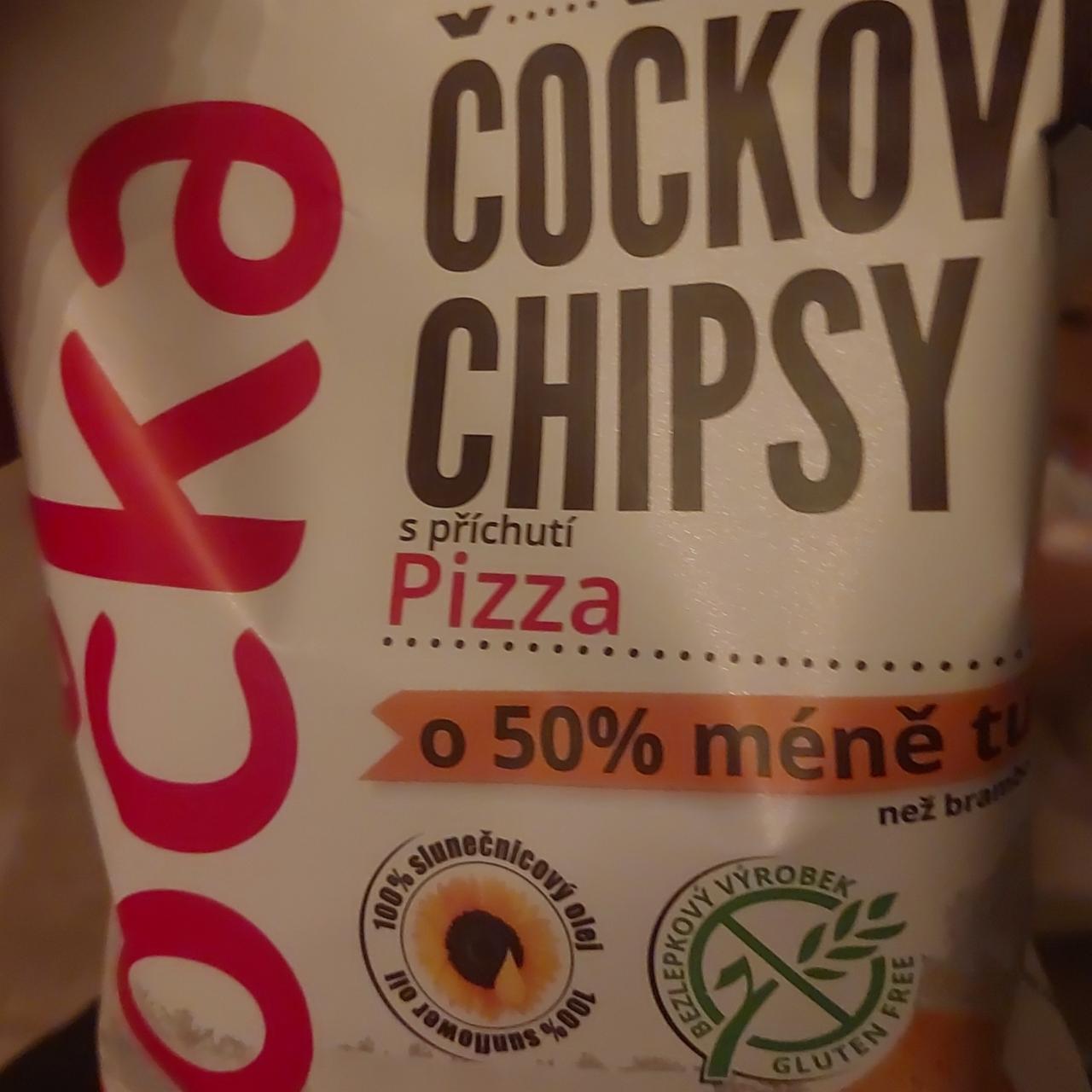 Fotografie - čočkové chipsy s příchutí Pizza Vital Snack
