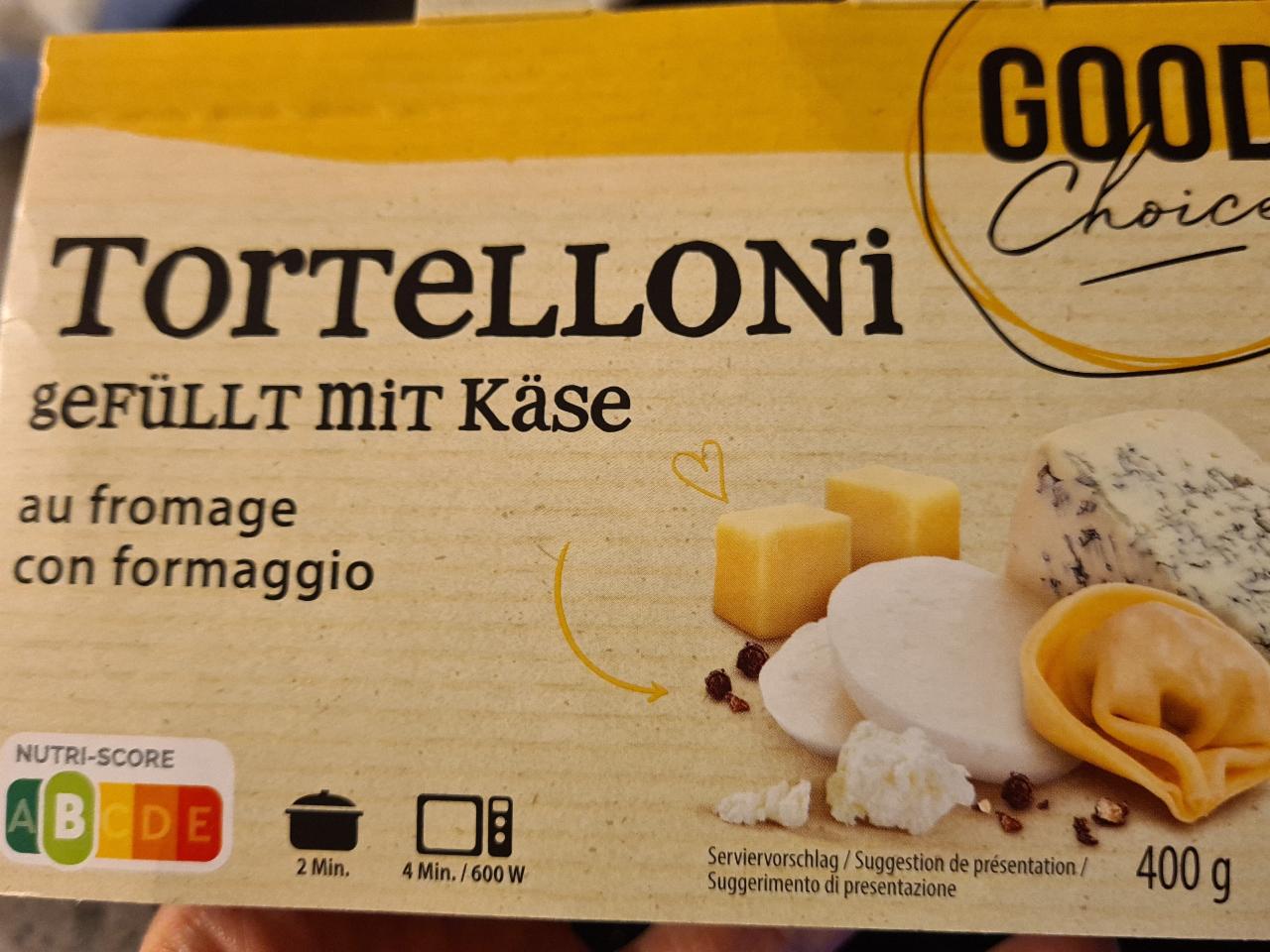 Fotografie - Tortelloni au fromage Good choice