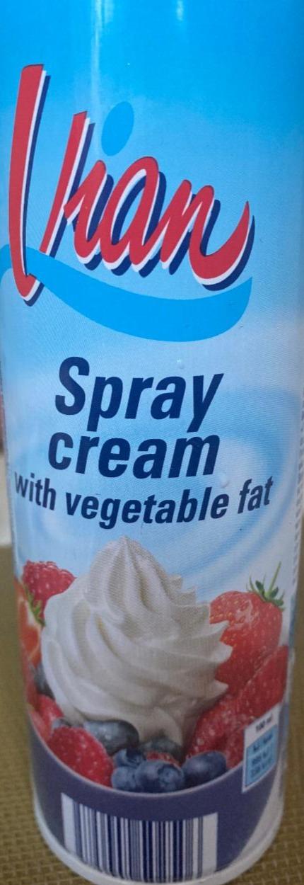 Fotografie - Spray cream with vegetable fat (šlehačka rostlinná 19%) Vian