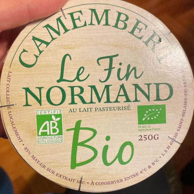 Fotografie - Bio Camembert au lait Pasteurisé Le Fin Normand