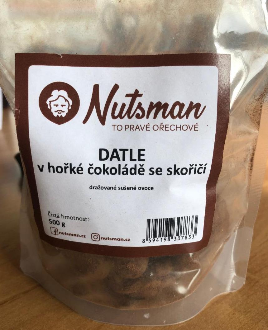 Fotografie - Datle v hořké čokoládě se skořicí Nutsman