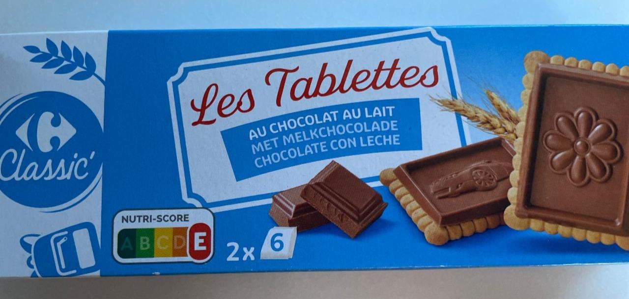 Fotografie - Les Tablettes Au Chocolat Au Lait Carrefour Classic'