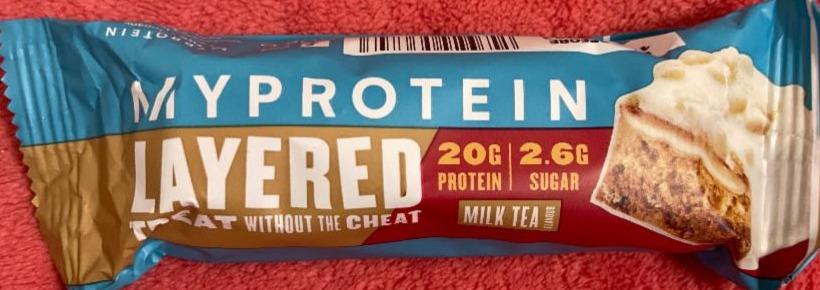 Fotografie - Layered Protein Bar Milk Tea Myprotein