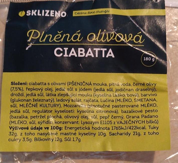 Fotografie - Plněná olivová ciabatta Sklizeno