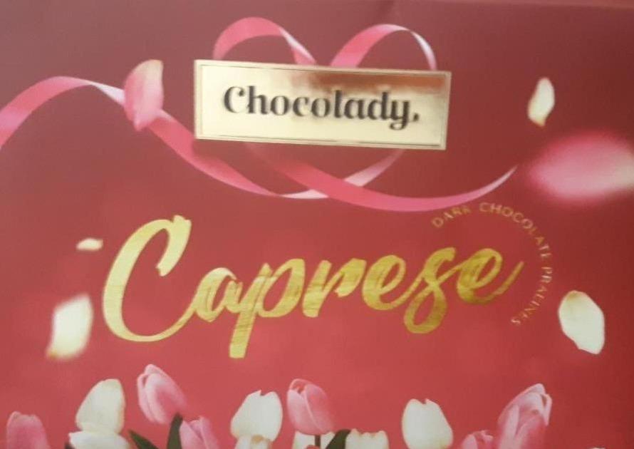 Fotografie - Caprese dark chocolate pralines Chocolady