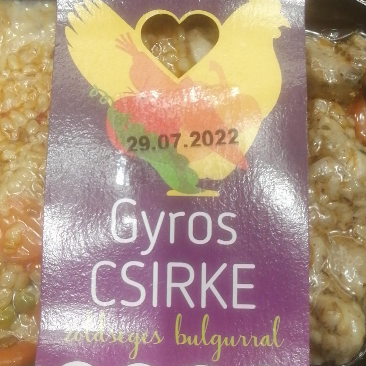 Fotografie - Gyros csirke zöldséges bulgurral Foodbox