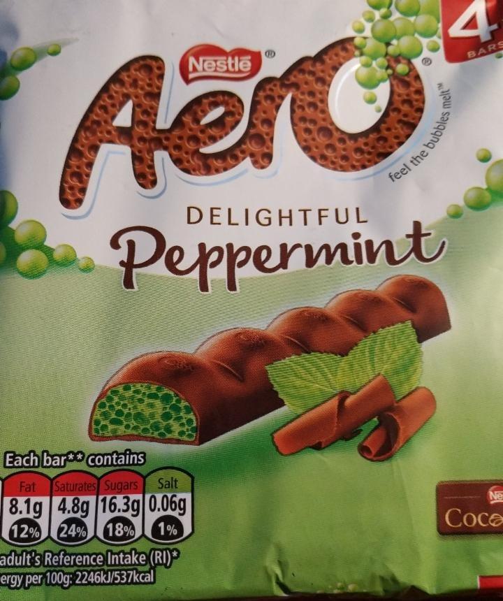 Fotografie - Aero Bubbly Delightful Peppermint Nestlé