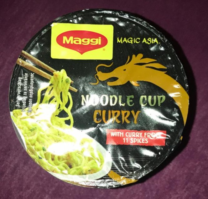 Fotografie - Noodle cup Curry Maggi
