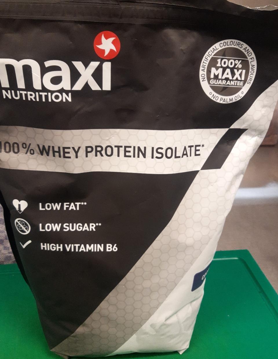 Fotografie - 100% Whey Protein Isolate Coconut Maxi Nutrition