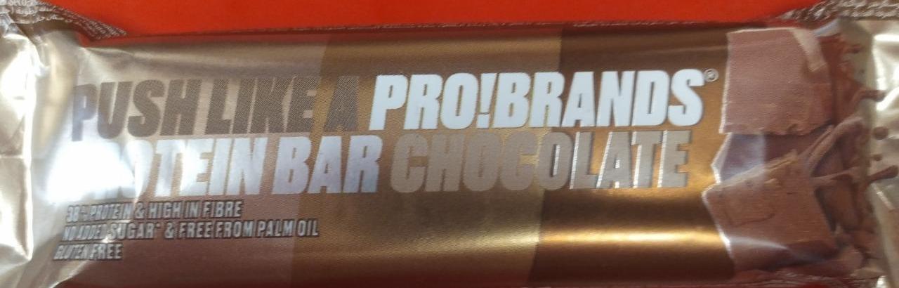 Fotografie - Push Like A Pro!Brands protein bar chocolate