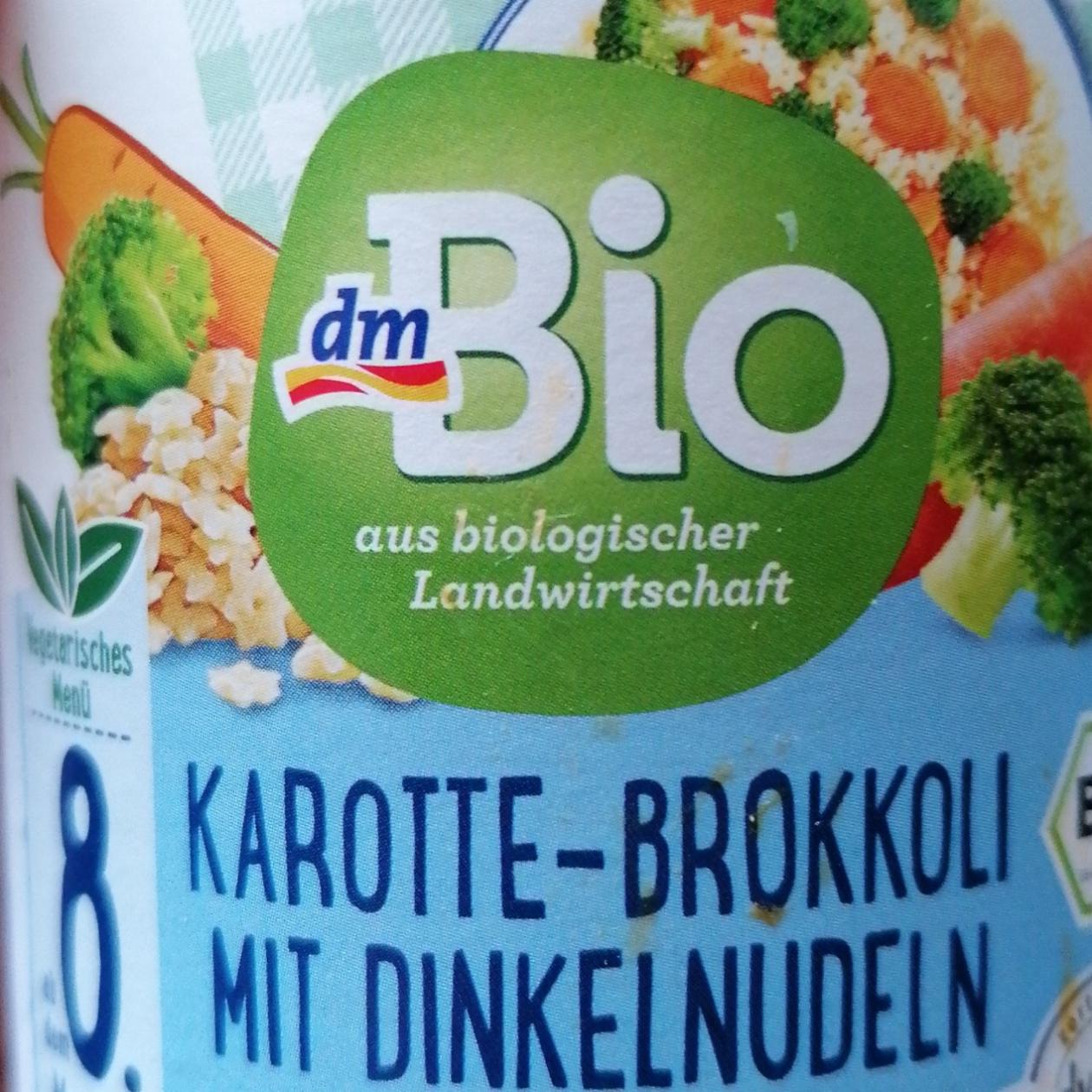 Fotografie - příkrm mrkev, brokolice se špaldovými nudlemi dmBio