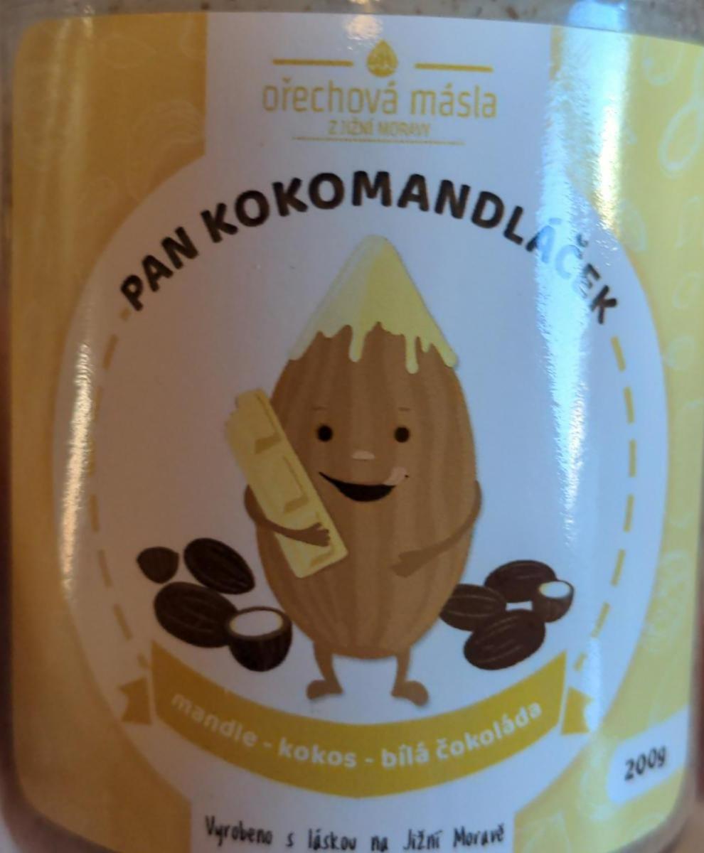 Fotografie - Pan Kokomandláček mandle, kokos, bílá čokoláda Ořechová másla z Jižní Moravy