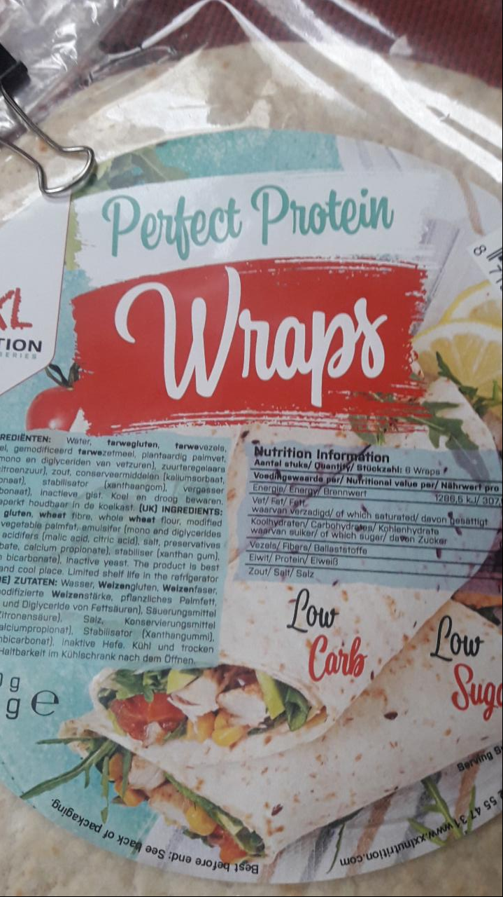 Fotografie - Perfect Protein Wraps XXL Nutrition