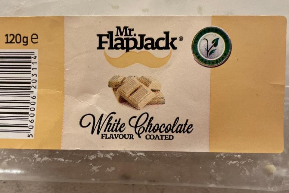 Fotografie - White Chocolate flavour coated Mr. FlapJack