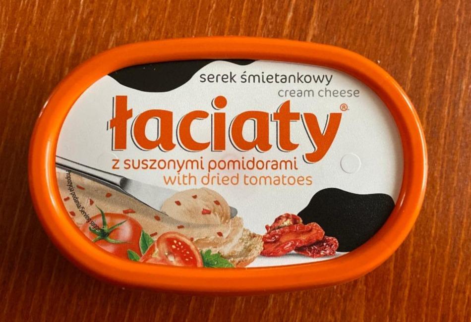 Fotografie - Serek śmietankowy z suszonymi pomidorami Łaciaty