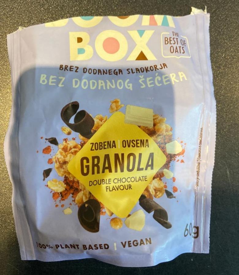 Fotografie - Ovsena Granola Double Chocolate flavour Boom Box