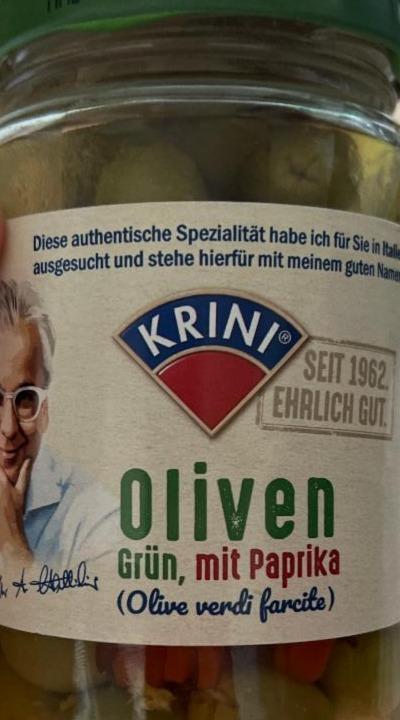 Fotografie - Zelené olivy s paprikou Krini
