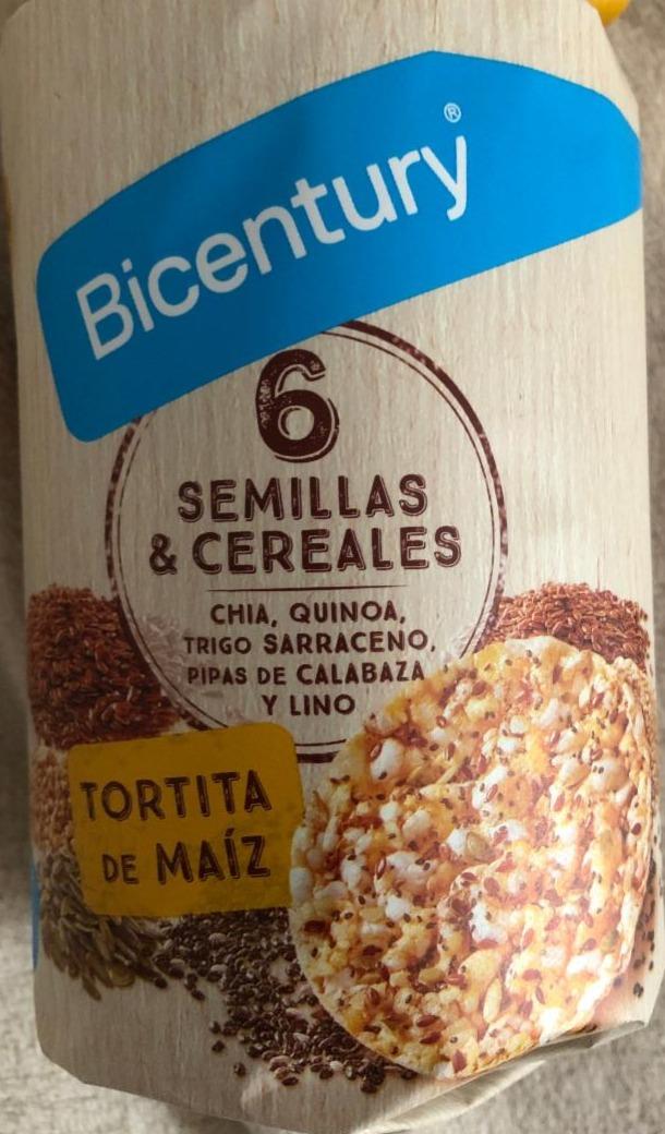 Fotografie - Tortita de Maíz 6 Semillas & Cereals Bicentury