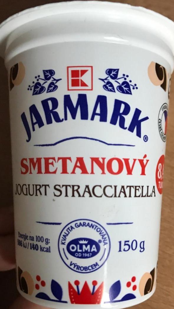 Fotografie - Smetanový jogurt stracciatella K-Jarmark