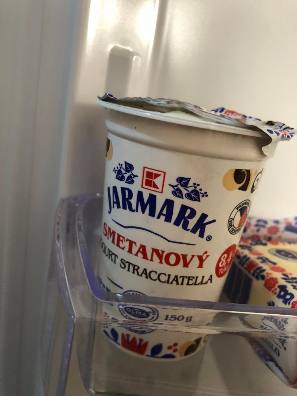 Fotografie - Smetanový jogurt stracciatella K-Jarmark