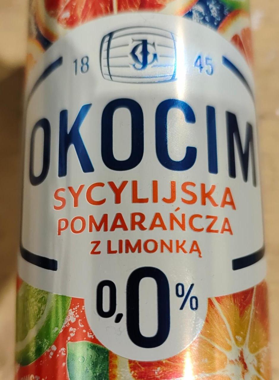 Fotografie - Piwo bezalkoholowe Sycylijska Pomarańcza z Limonką 0% Okocim