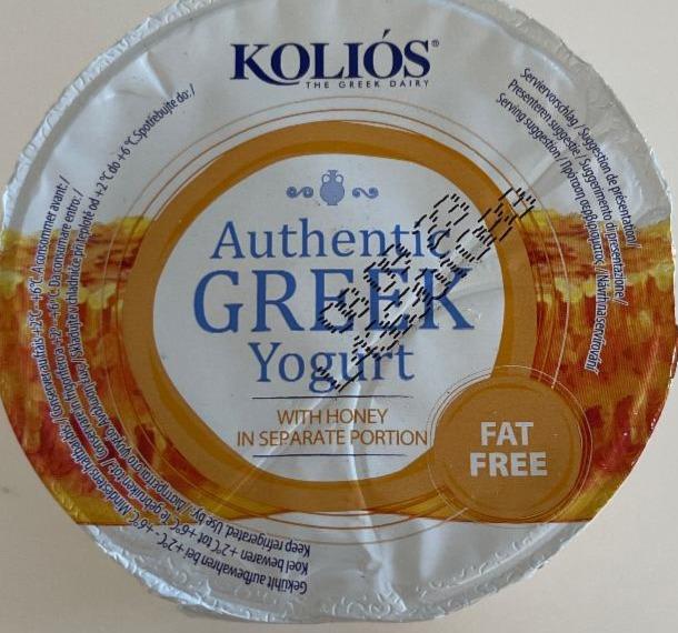 Fotografie - Authentic Greek Yogurt With Honey Koliós