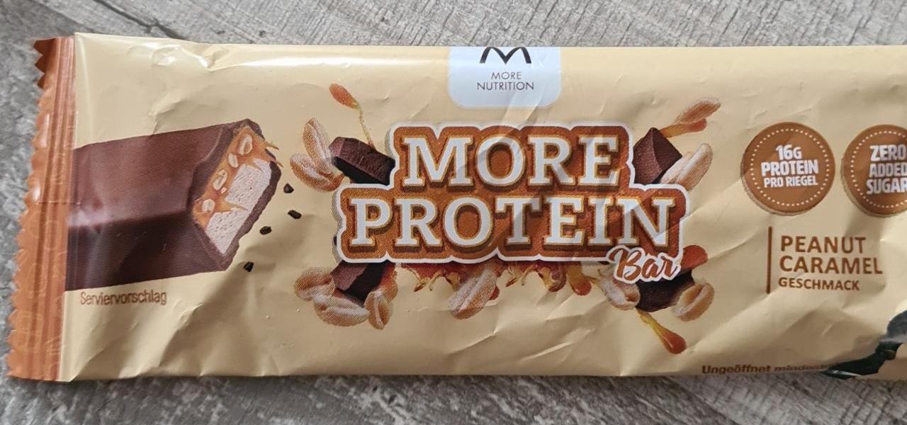 Fotografie - More Protein Bar Peanut Caramel More Nutrition