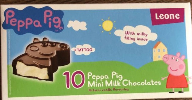 Fotografie - Peppa Pig mini milk chocolates Leone