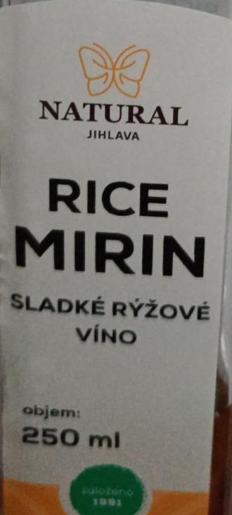 Fotografie - Rice Mirin Sladké rýžové vino Natural Jihlava