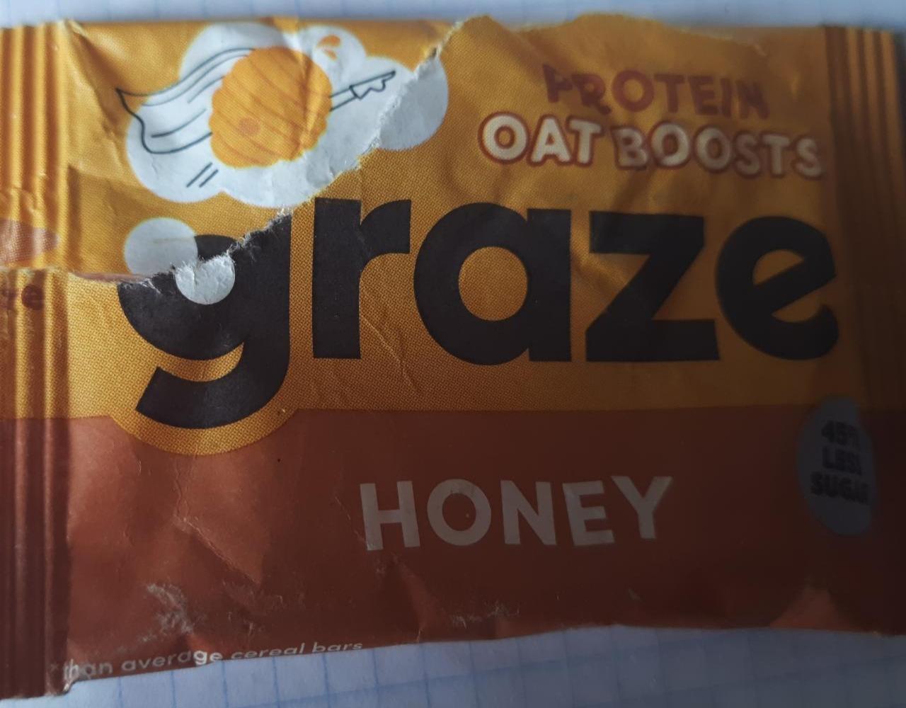 Fotografie - Graze honey protein oat boosts