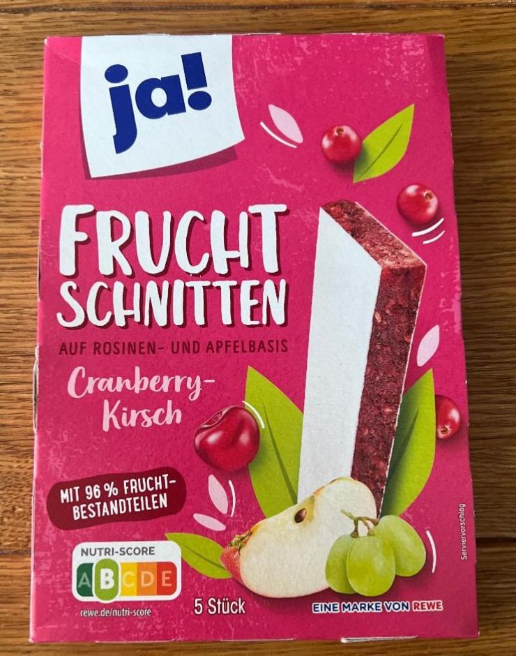 Fotografie - Frucht Schnitten Cranberry-Kirsch Ja!