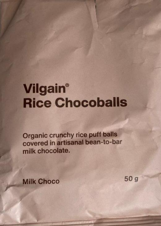 Fotografie - Rice Chocoballs Milk Choco Vilgain