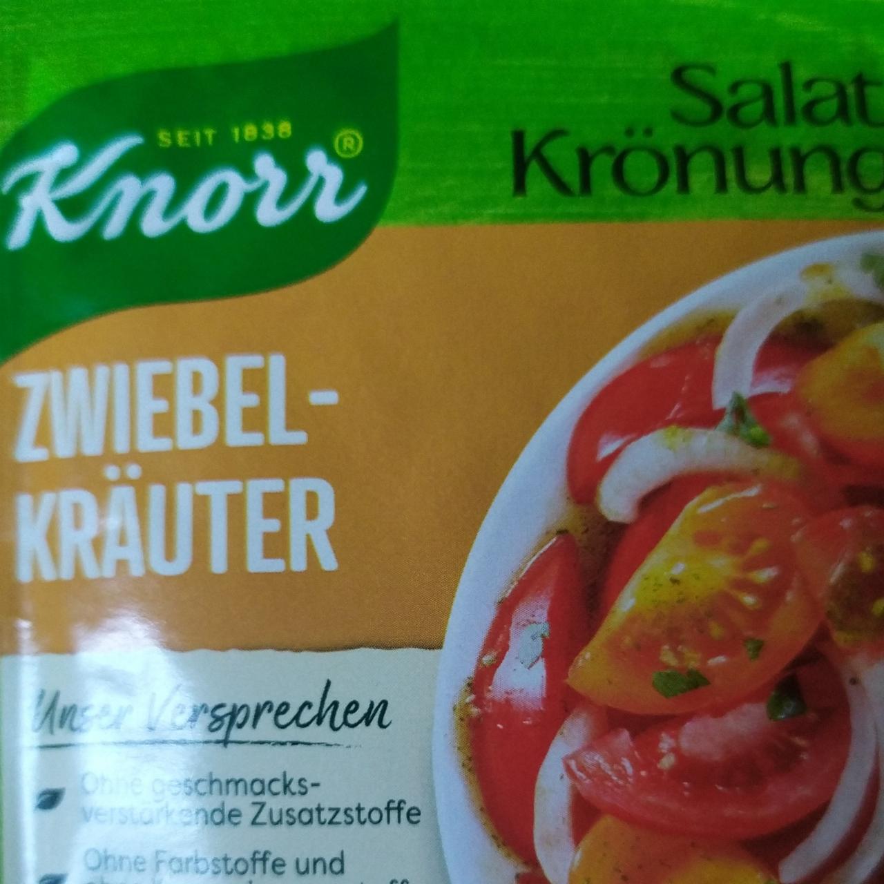 Fotografie - Zwiebel Krauter Salat Kronung Knorr
