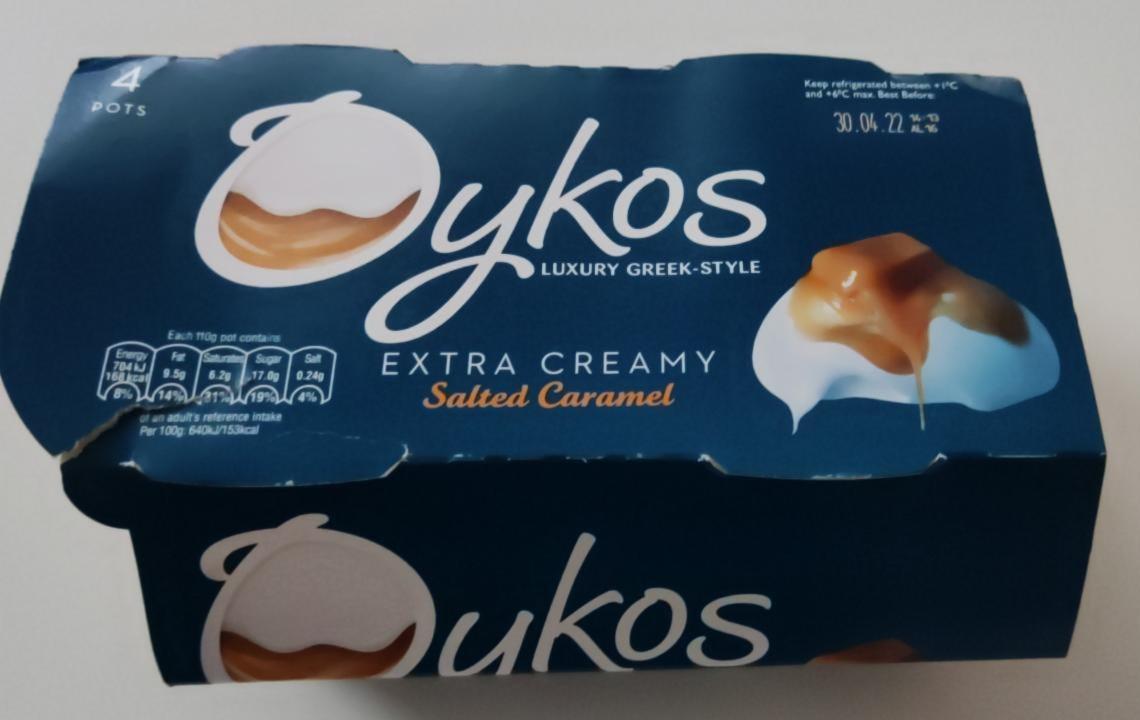 Fotografie - Extra Creamy Salted Caramel Luxury Greek Style Yogurt Oykos