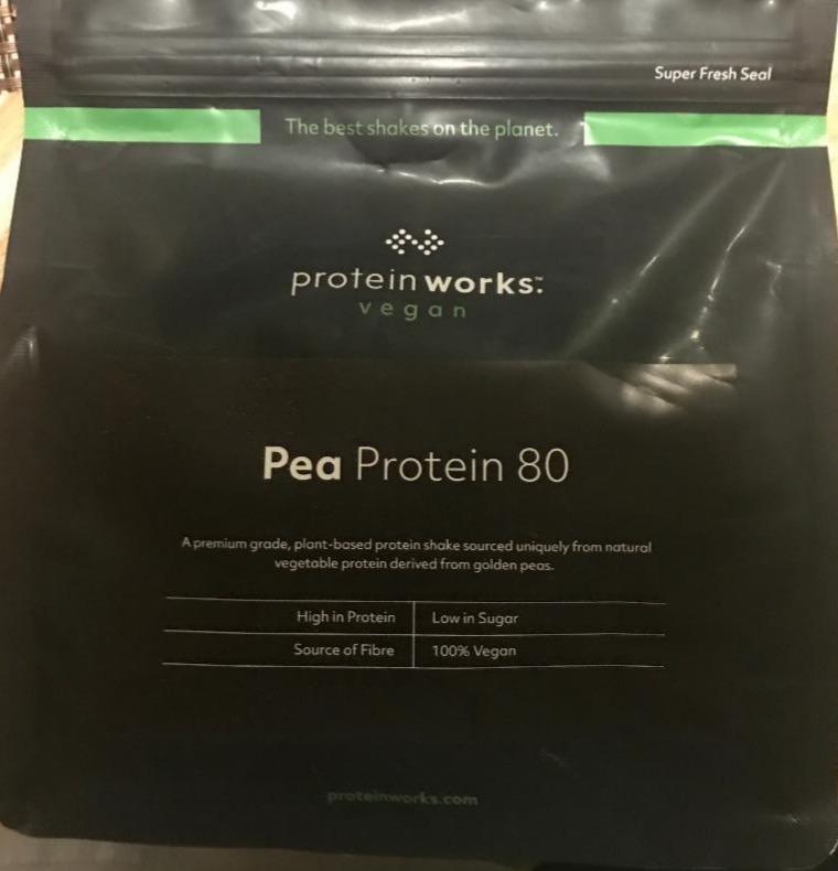 Fotografie - Vegan Pea protein 80 Unflavoured Protein Works