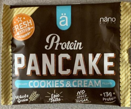 Fotografie - ä Fresh Baked Protein Pancake Cookies & Cream Näno Supps