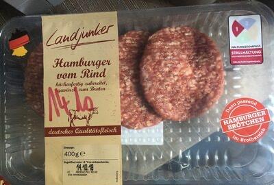 Fotografie - Hamburger vom rind Landjunker