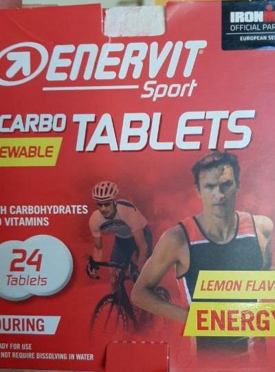 Fotografie - ENERVIT Sport Carbo Tablets carbohydrate chew tablets Lemon