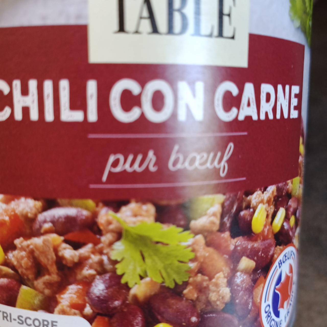 Fotografie - Chili Con Carne Côté Table